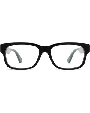 Gucci Rectangular Frame Glasses - ブラック