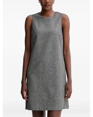 Marc O' Polo Sleeveless Crew-Neck Mini Dress - Gray