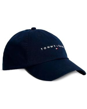 Tommy Hilfiger Logo-Embroidered Baseball Cap - Blue