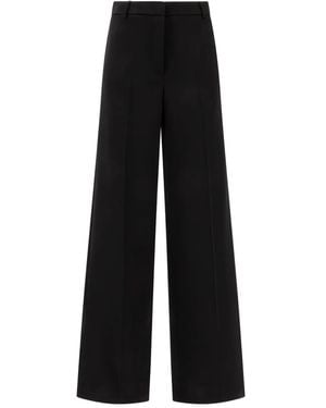 F.it Pleated Wide-Leg Pants - Black