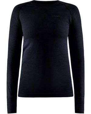 C.r.a.f.t Top Dry Active Comfort A Maniche Lunghe - Blu
