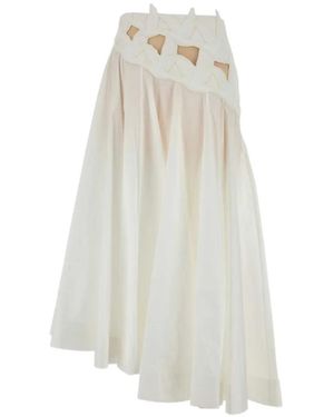 Zimmermann Luna Rock Mit Cut-Out - Weiß