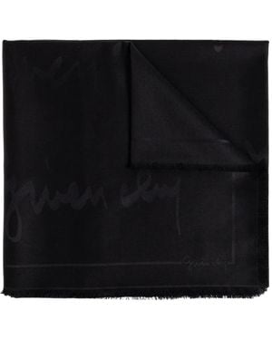 Givenchy Bufanda Con Flecos - Negro