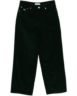 Lacoste Logo-Embroidered Trousers - Black
