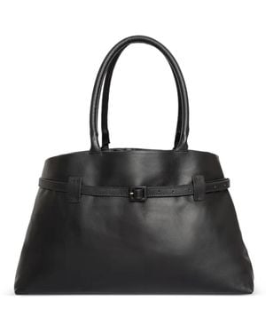 Sarah Chofakian Calizo Leather Tote Bag - Black