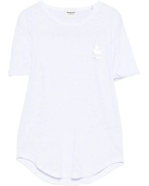 Isabel Marant Logo-Print T-Shirt - White