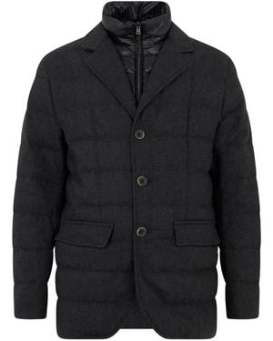 Herno Padded Notch-Lapel Jacket - Black
