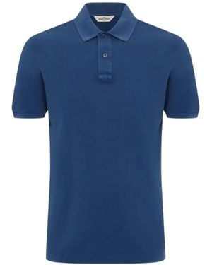 Gran Sasso Short-Sleeve Polo Shirt - Blue