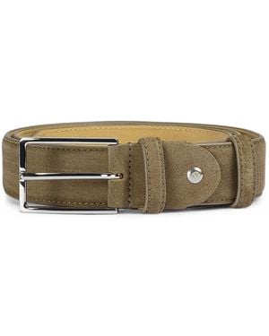 Doucal's Suede Buckle-Fastening Belt - Multicolour