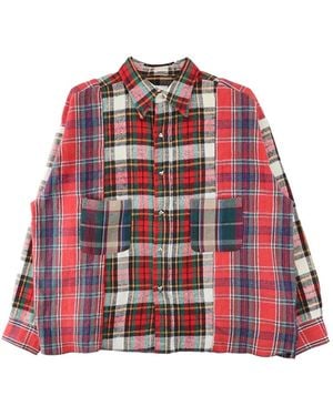 READYMADE Patch-Work Shirt - Red