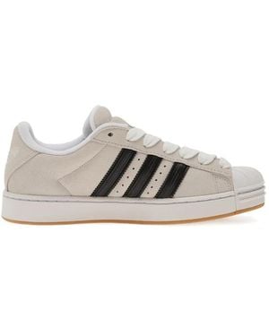 adidas Superstar St Lace-Up Sneakers - Blanc