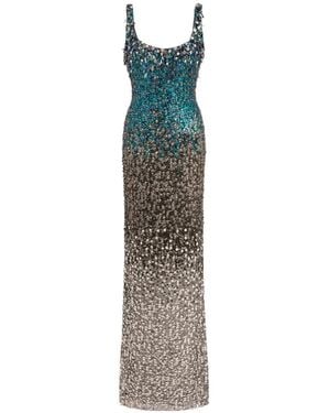 Jenny Packham Robe À Sequins Decora - Métallisé