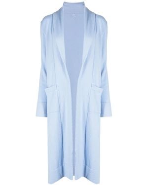 Teddy Cashmere Venzia Open-Front Cashmere Cardigan - Blue