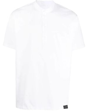 Low Brand Button-Up Short-Sleeved Shirt - White