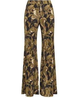 Maliparmi Lily's Ballet Printed Flared Pants - Gray