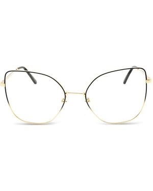 Marc Jacobs Lunettes De Vue À Monture Papillon - Natural