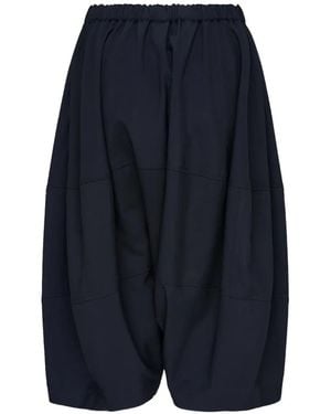 Comme des Garçons Panelled Wide-Leg Trousers - Blue