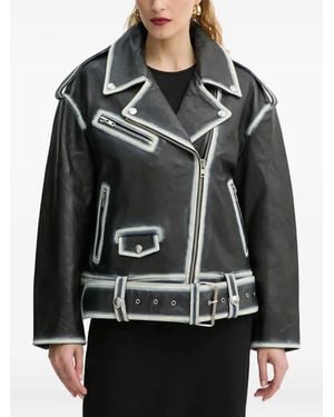 Stand Studio Irene Belted Jacket - Black