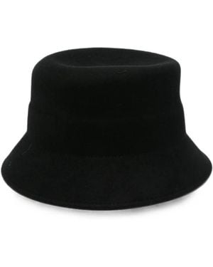 Liviana Conti Felt Bucket Hat - Black
