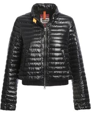 Parajumpers Quilted Zip-Up Jacket - Black