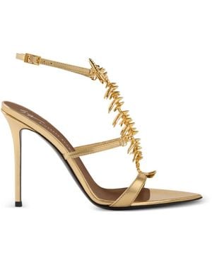 Giuseppe Zanotti Sandales Slim 2.0 105 - Metallic