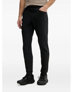 Dynafit Traverse Hybrid Dynastretch Logo-Patch Track Trousers - Black