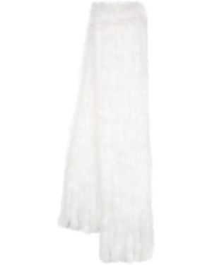 N°21 Écharpe À Plumes De Dinde - Blanc