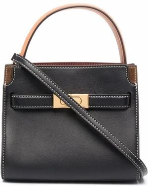 Tory Burch Lee Radziwill Double ショルダーバッグ S - ブラック