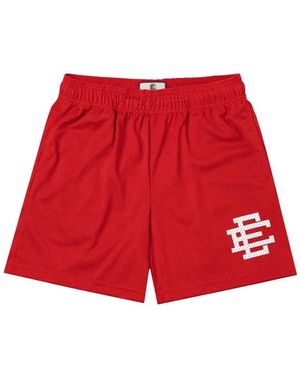 Eric Emanuel Short En Mesh À Logo Imprimé - Red