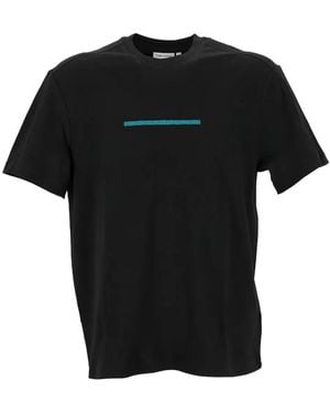 Calvin Klein Logo-Embossed T-Shirt - Black