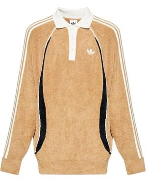 adidas Retro Remix Teamgeist Polo Sweater - Natural