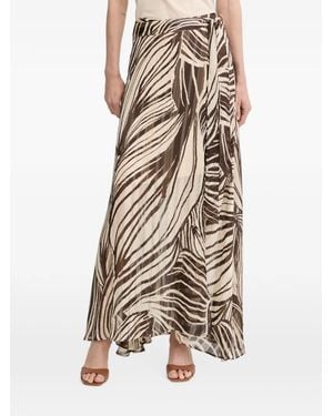 Guess New Romana Wrap Maxi Skirt - Natural