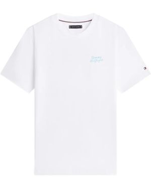 Tommy Hilfiger ロゴ Tシャツ - ホワイト