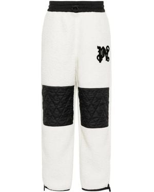Palm Angels Pantalones Con Acabado Brillante - Blanco