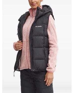 Columbia Pike Lake Ii Hooded Quilted Vest - Grey