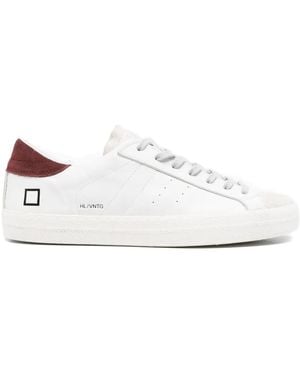 Date Baskets Hill Low En Daim - Blanc