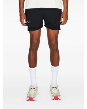 UNNA Layered Shorts - Black