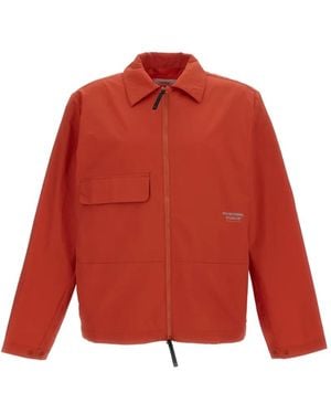 Pas Normal Studios Reflective Logo Utility Jacket - Red