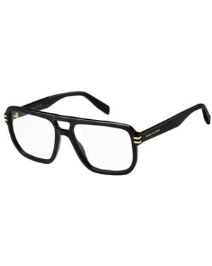 Marc Jacobs Double-Bridge Pilot-Frame Glasses - Black