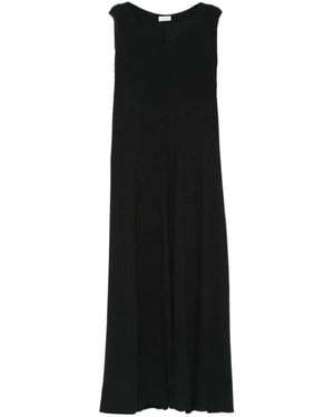 By Malene Birger Vestido Largo Eliya Sin Mangas - Negro