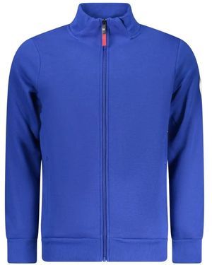 Norway 1963 Logo-Patch Zip-Up Jumper - Blue