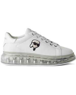 KARL LAGERFELD Karlito Patch Trainers - White