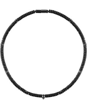Philipp Plein Collana Con Perline - Metallizzato