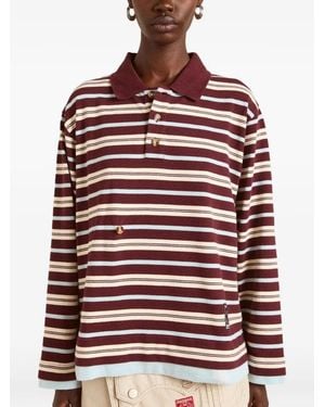 Damson Madder Noah Cinch Layered Rugby Polo