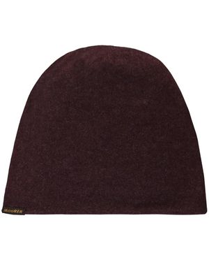 Moorer Knit Beanie Hat - Red