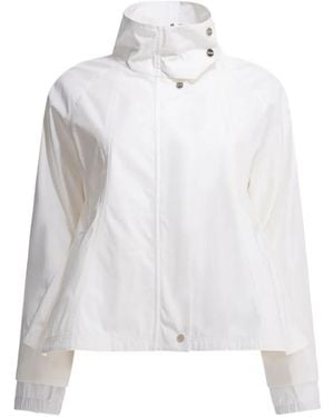 Herno Capa Con Cuello Alto - Blanco
