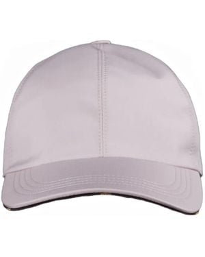 Moorer Curved-Peak Baseball Cap - Purple