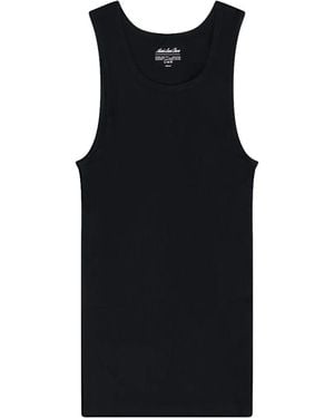 Aimé Leon Dore Ribbed-Knit Tank Top - Black