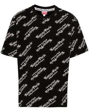 KENZO X Verdy Logo-Print T-Shirt - Black