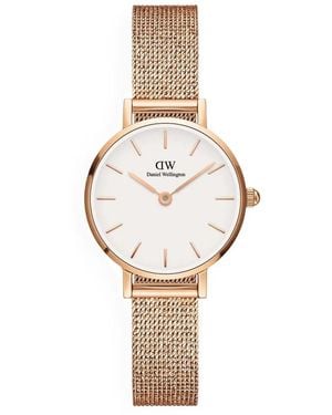 Daniel Wellington Petite Pressed Melrose 24Mm Watch - White